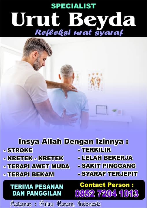 Jasa Urut Terapi Efektif Batam (Urut Beyda)