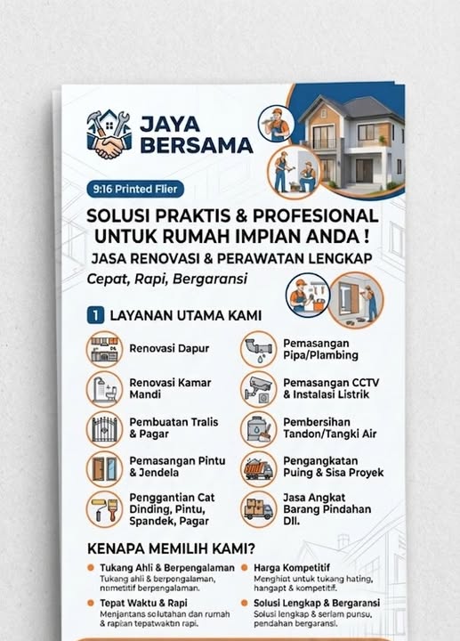 Jaya Bersama - Jasa Renovasi & Perawatan Lengkap