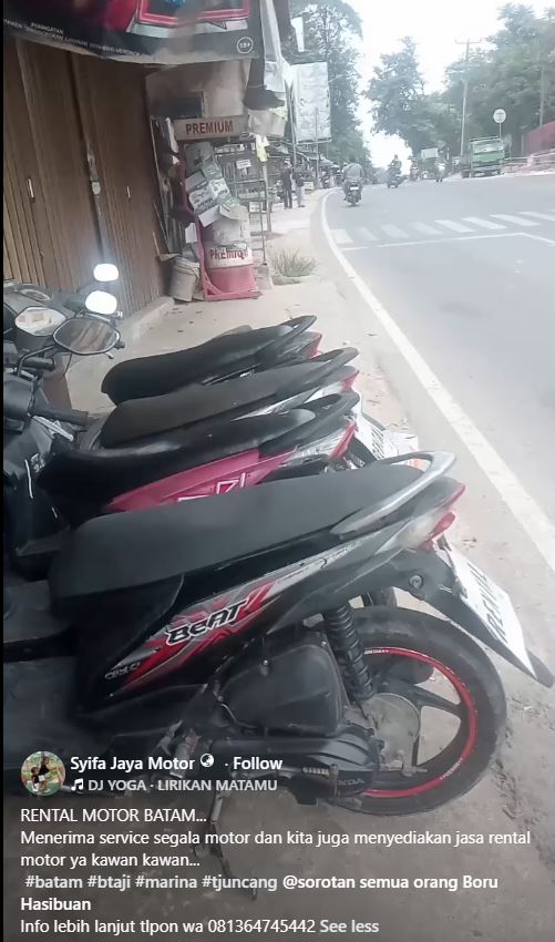Profil Usaha Jasa & Rental Motor