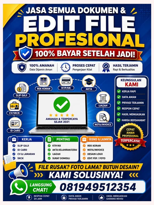 Jasa Edit & Desain Digital