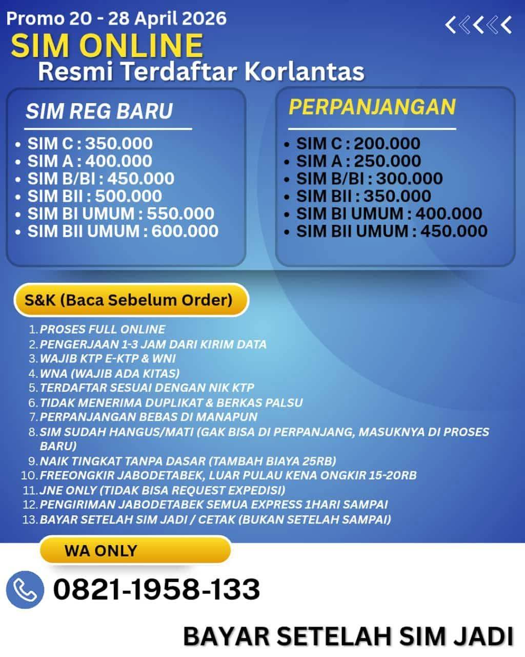 Jasa Pengurusan SIM dan Ijazah Resmi