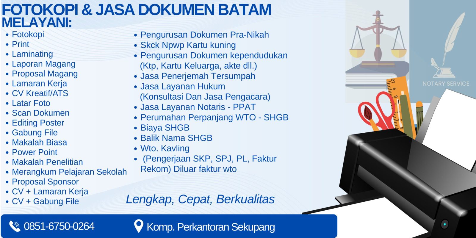 Fotokopi & Jasa Dokumen Batam