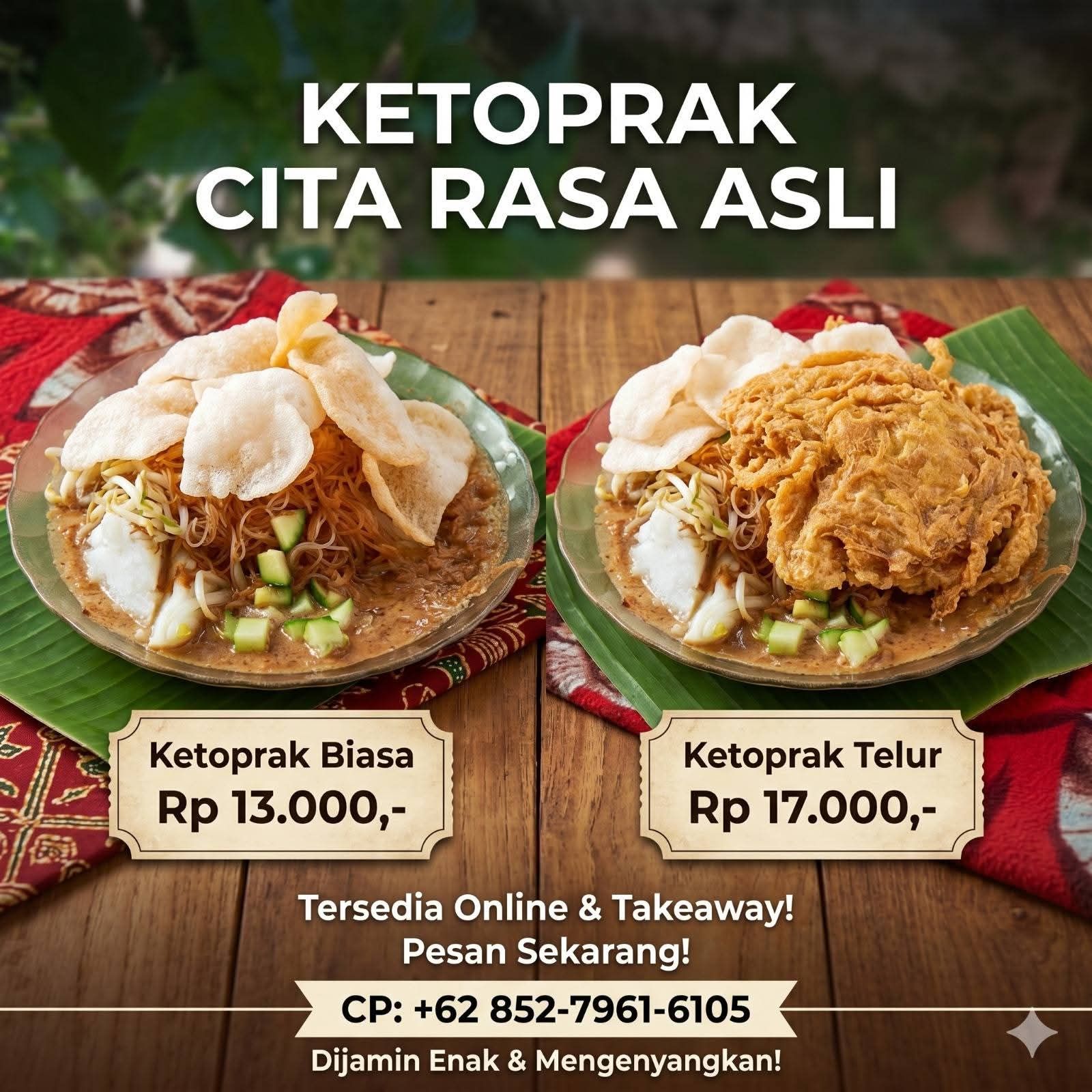 Ketoprak Cita Rasa Asli