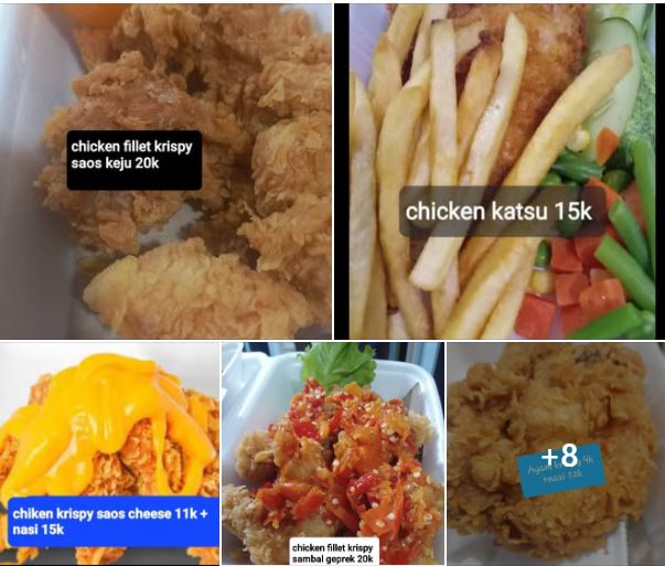 Aneka Menu Ayam Krispy & Fillet - Siap Antar Area Piayu