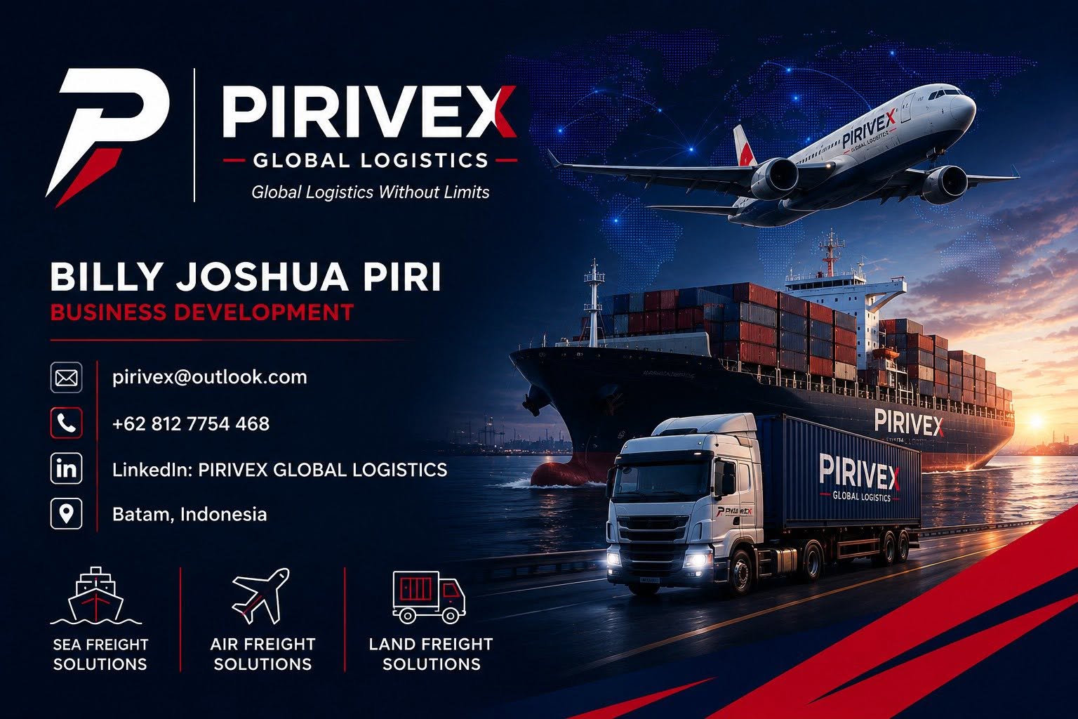 PIRIVEX Global Logistics - Solusi Layanan Pengiriman Laut, Udara, & Darat