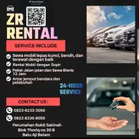 ZR Rental Mobil Batam - Sewa Lepas Kunci & Paket Perjalanan 24 Jam