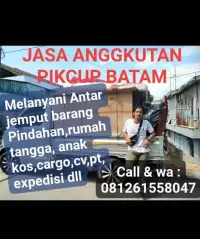 Jasa Rental Pickup Batam - Layanan Angkutan Barang Pindahan Antar Kota