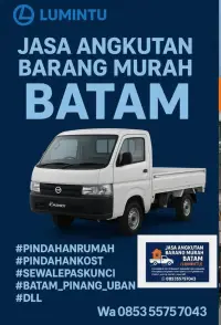 Lumintu Jasa Angkutan Barang Murah - Rental Pickup Batam