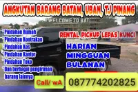 Jasa Angkutan Barang Terpercaya - Rental Pickup Batam