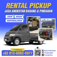 Rental PickUp Batam - Jasa Angkutan Barang & Pindahan Terpercaya