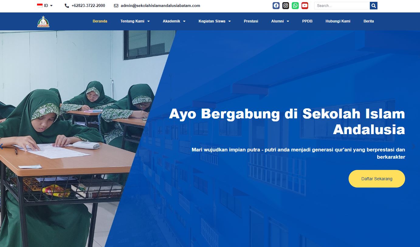 Sekolah Islam Andalusia Batam: Pendidikan Modern Berbasis Al-Qur'an & Kurikulum Cambridge